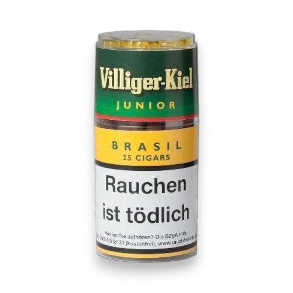 Zylindrische Dose Villiger-Kiel Junior Brasil Zigarillos 25 Stück