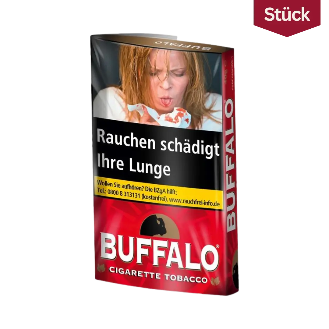 Buffalo Red Tabak Feinschnitt Pouch