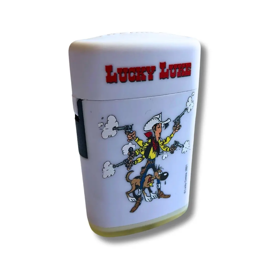 Atomic Sturmfeuerzeug Jetflame Lucky Luke Weiss