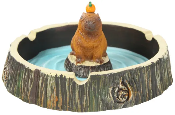 Keramik Aschenbecher Biber