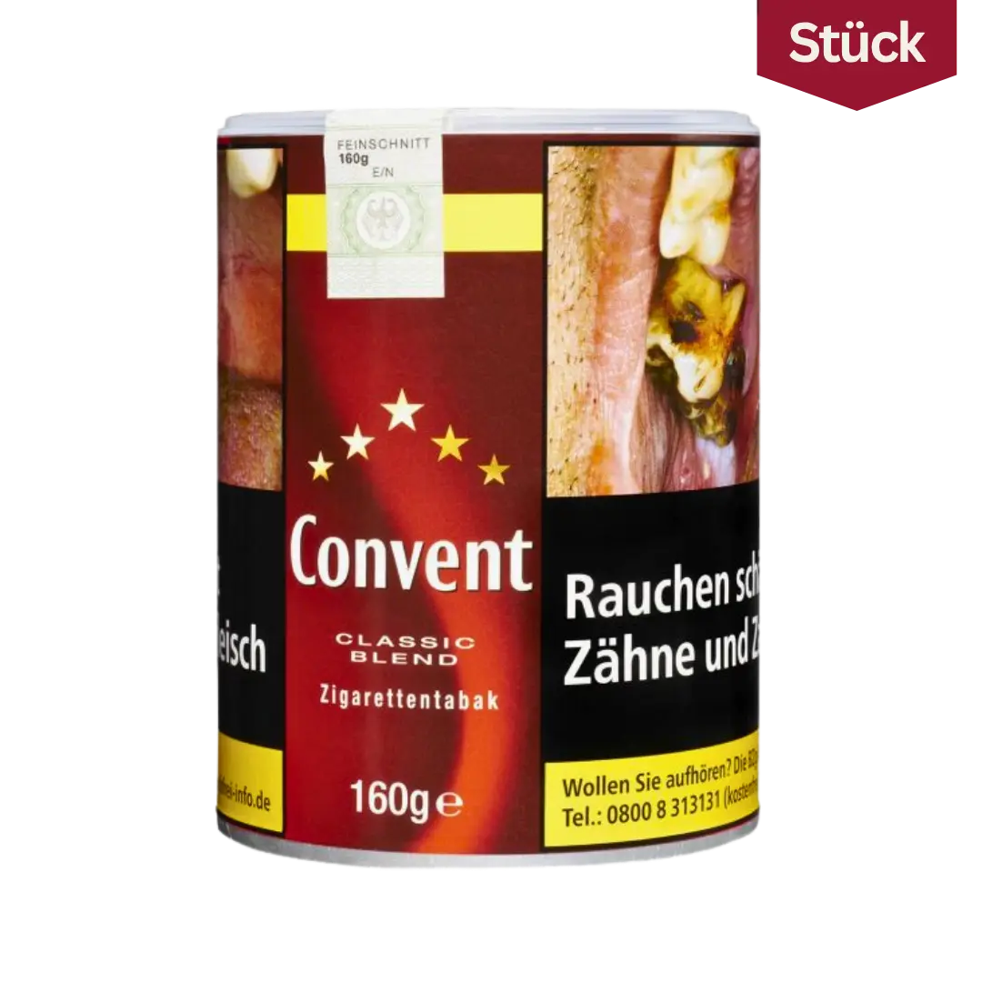Convent Red Classic Blend Tabak Feinschnitt Dose