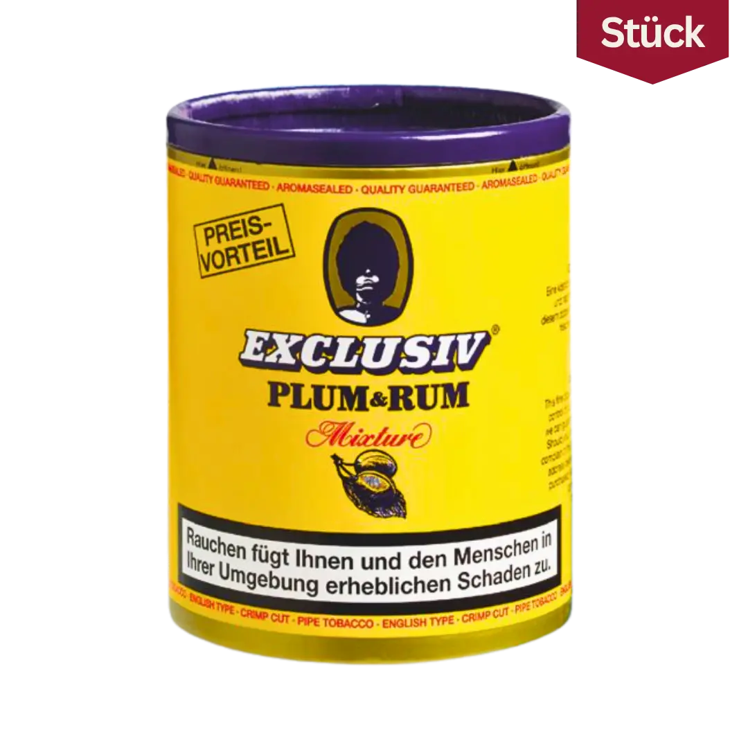 Exclusive Mixture No.7 Plum Rum Tabak Pfeifentabak Dose (200g)