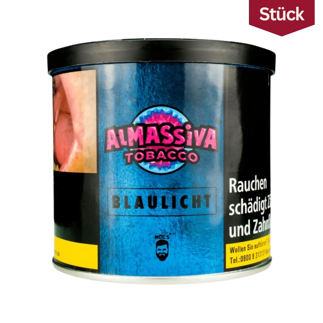 Al Massiva Blaulich Tabak Shishatabak 200g