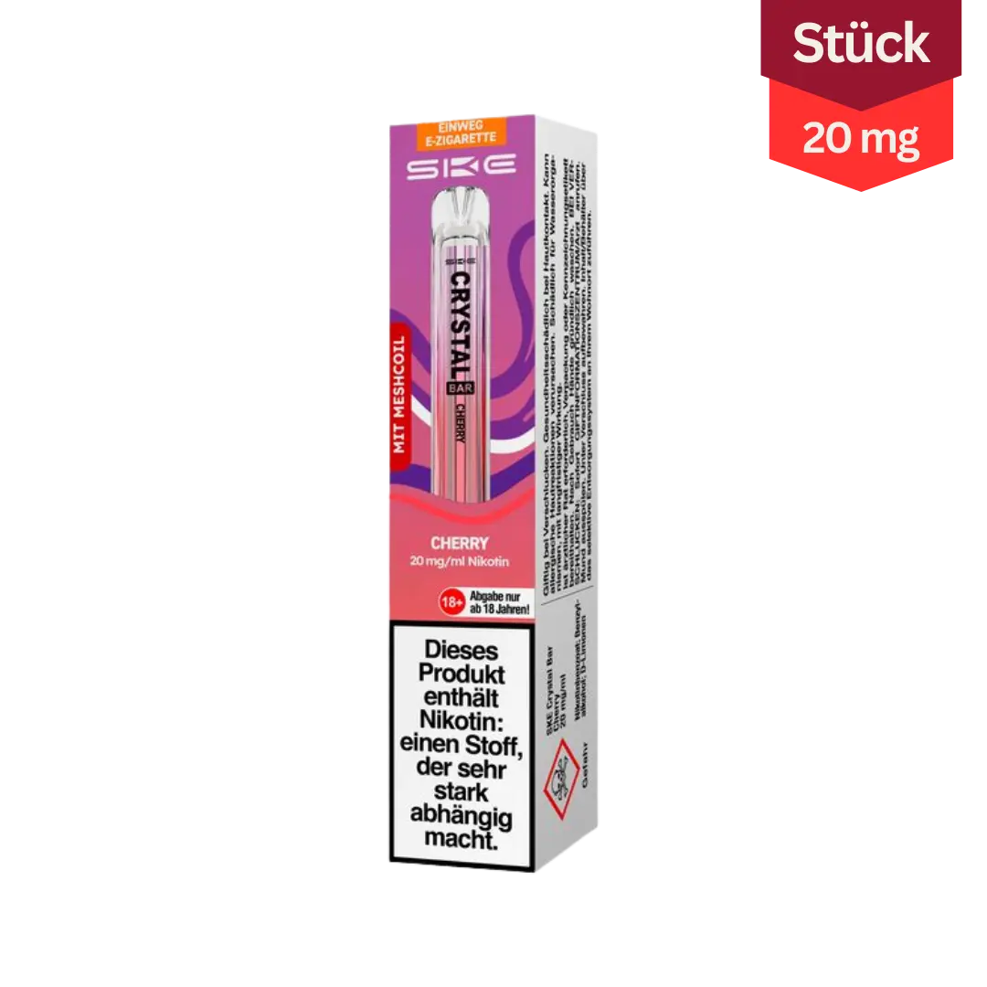 SKE Crystal Bar Cherry 20mg