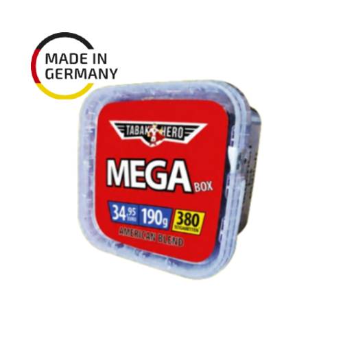 Zigarettentabak Tabakhero Mega Box made in Germany