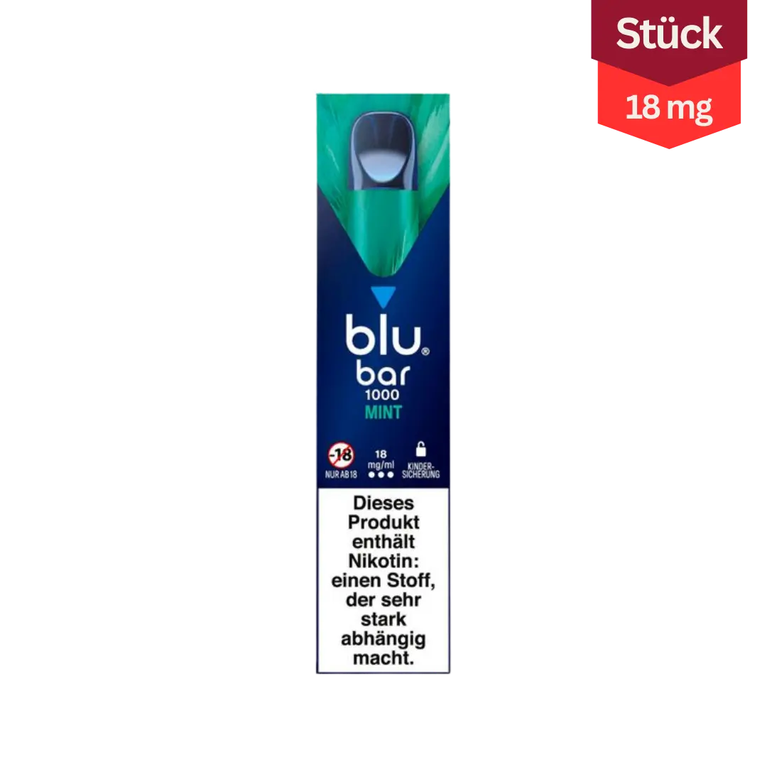 blu bar vape mint 18mg