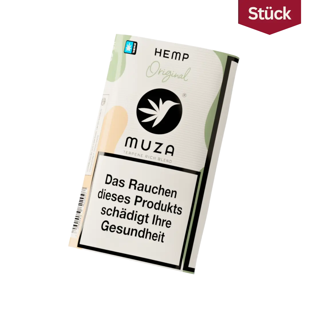 Muza Hemp Original Terpene Rich Blend Tabakersatz Beutel Muza Hemp Original Terpene Rich Blend Tabakersatz Beutel