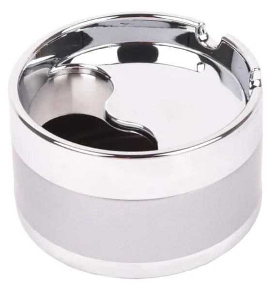 Aschenbecher Klappaschenbecher 8cm chrom (1 Stück)