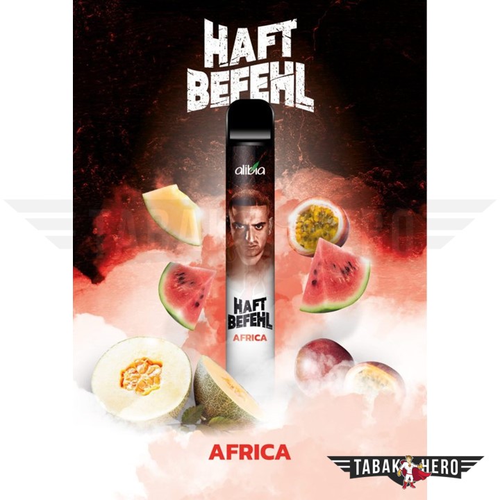 TH16080-Haftbefehl-Africa Haftbefehl 700 Africa Einweg E-Zigarette Vape 20mg (1 Stück)