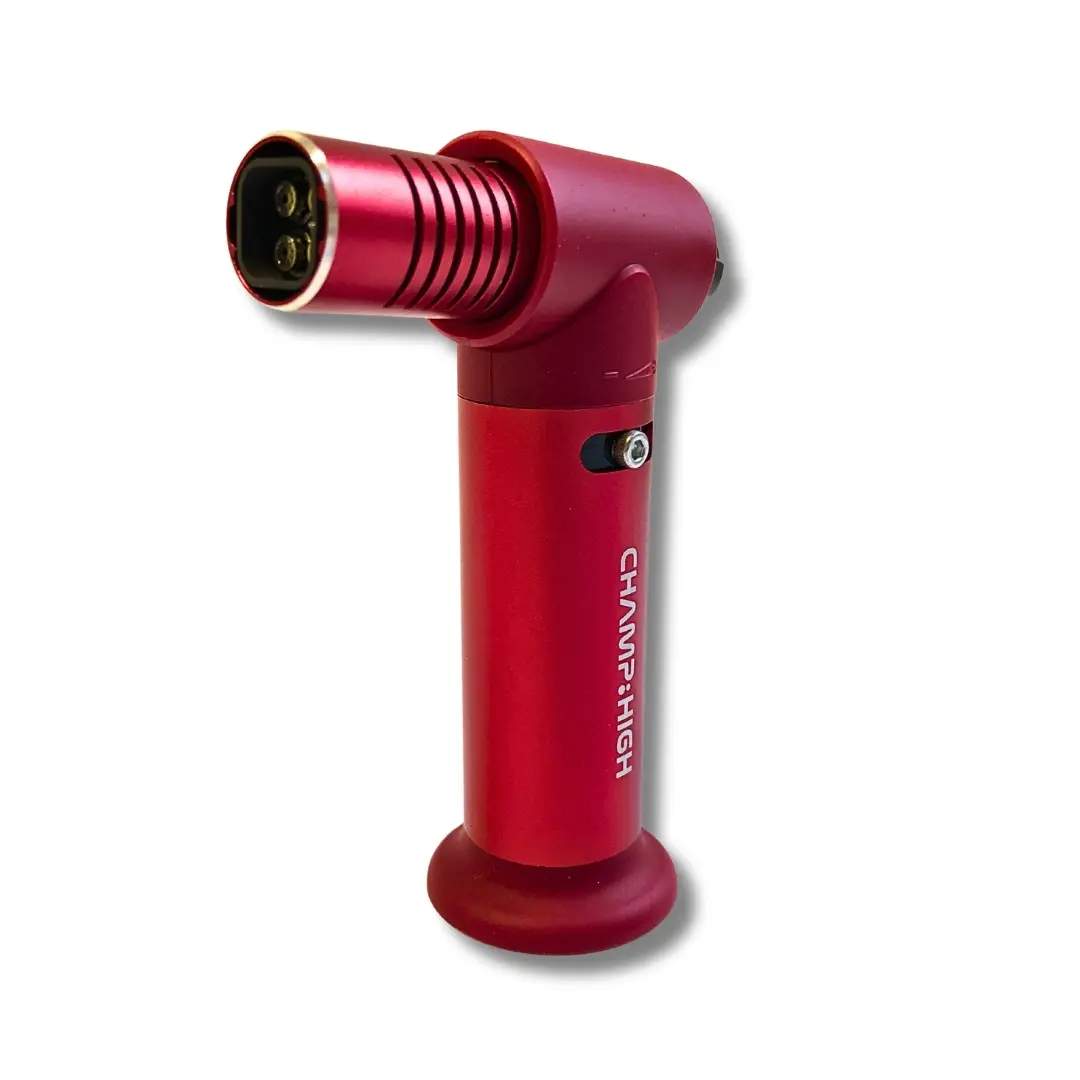 Champ High Sturmfeuerzeug Quad Jetflame Rot