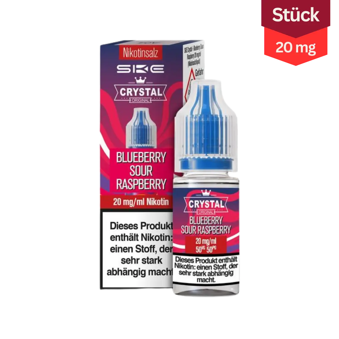 SKE Crystal Vape Liquid Blueberry Sour Raspberry 20mg