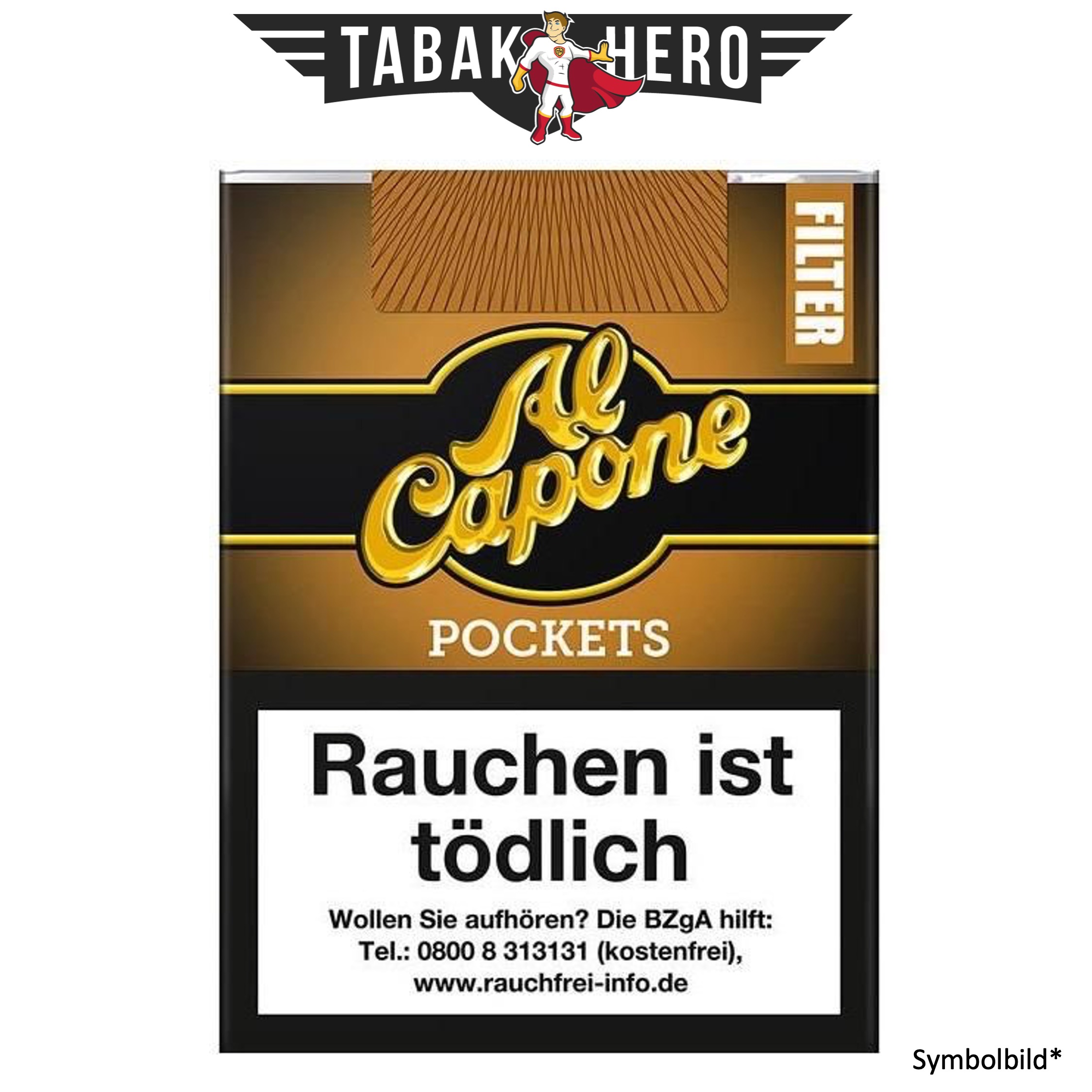 Al Capone Pockets Gold Irish Coffee  Zigarillo Stange (10x18 Stück)