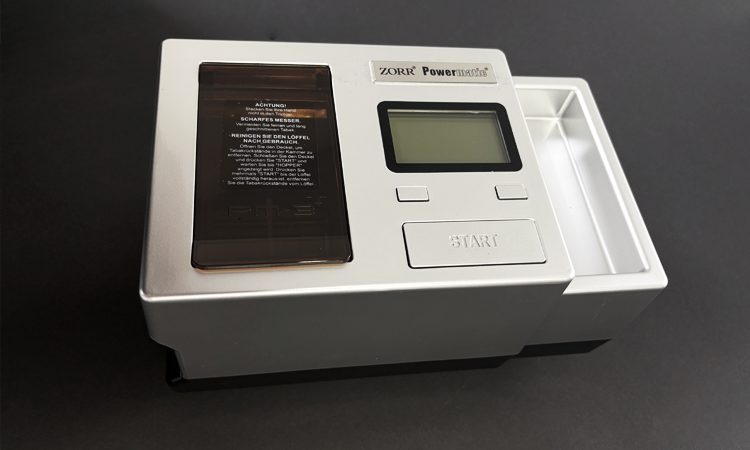 Powermatic 3 Plus – vollautomatische Zigarettenstopfmaschine mit LCD-Display