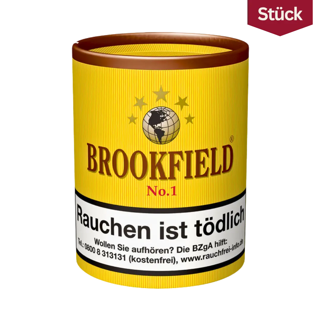 Brookfield No. 1 Tabak Peifentabak Dose