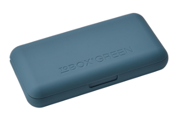 TOBOX Green Tabakbox mit Feuerzeughalter Blau
