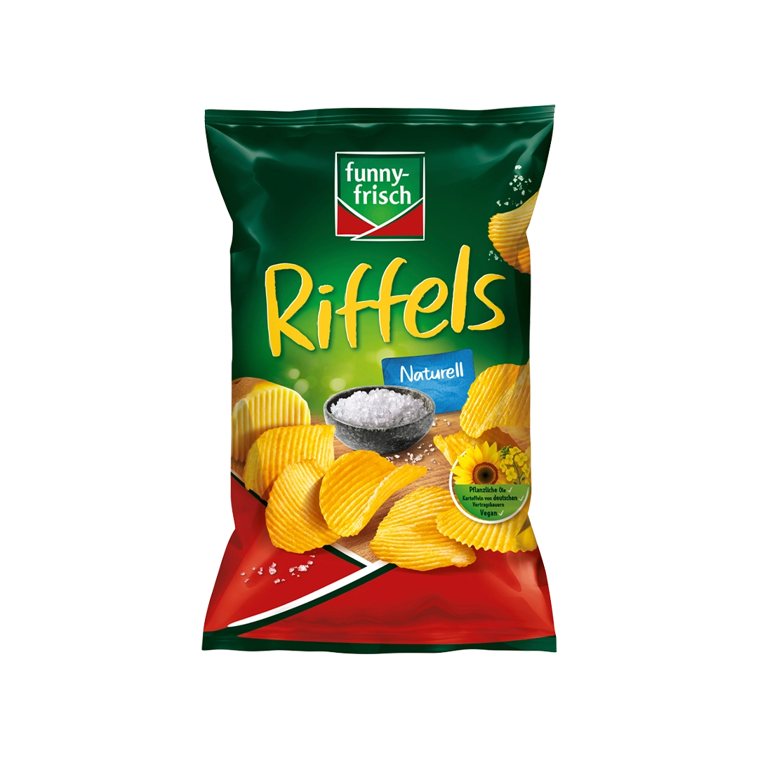 funny-frisch Riffels Naturell (10x150g)
