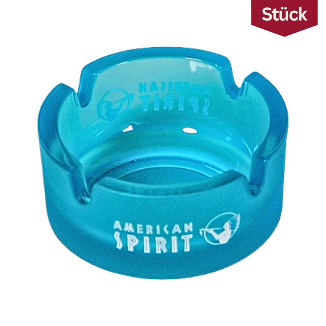 American Spirit Glasaschenbecher Blau