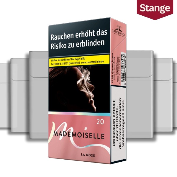 Mademoiselle La Rose Zigaretten Superslim Stange (10x20 Stück) online kaufen