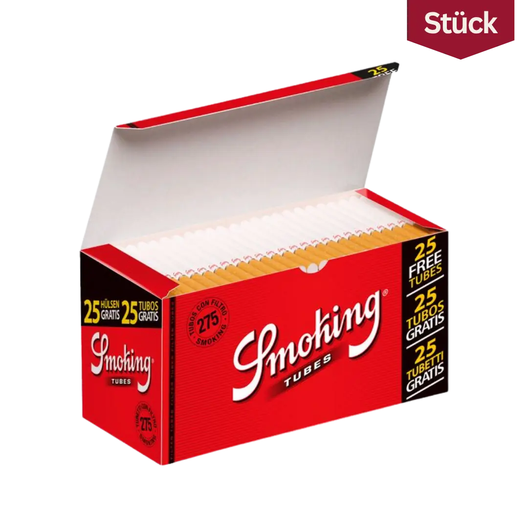 Smoking Zigaretten Hülsen King Size (250+25 Stück)