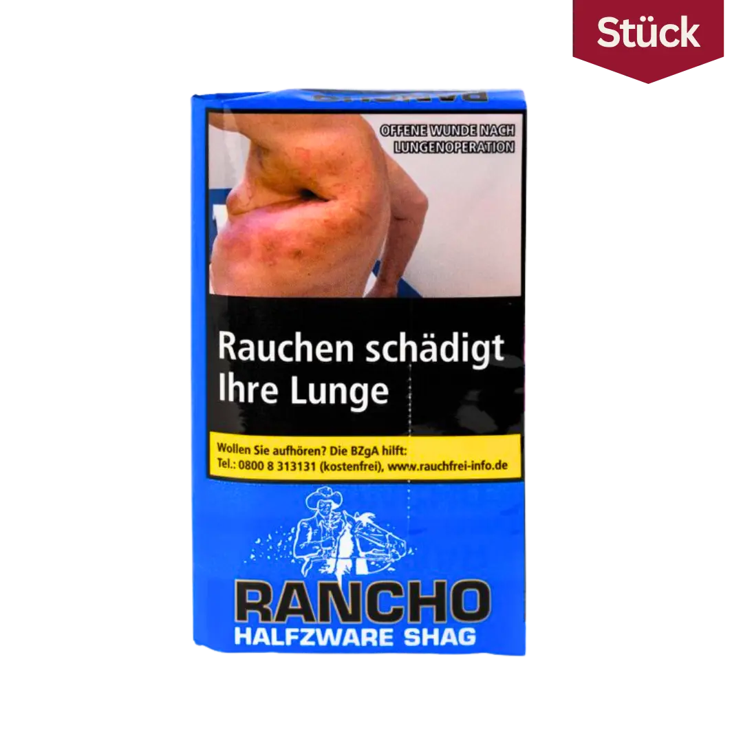 Rancho Halfzware Shag Tabak Feinschnitt Pouch (40g)