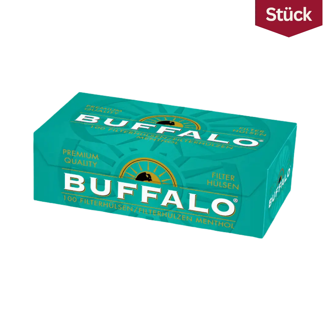 Buffalo Menthol Zigaretten Hülsen (100 Stück) Buffalo Menthol Zigaretten Hülsen (100 Stück)