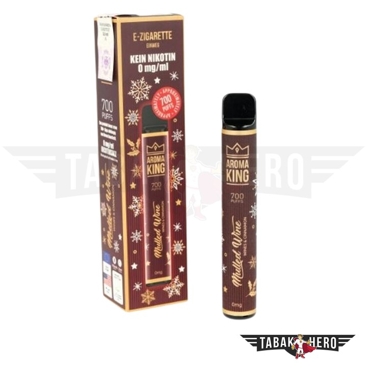 Aroma King - Einweg E-Shisha Winter Edition (0mg Nikotin) Mulled Wine