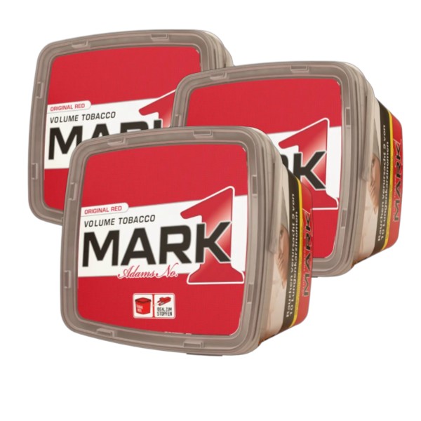 3er Set Mark Adams No. 1 Volumentabak Original Red Eimer 960g