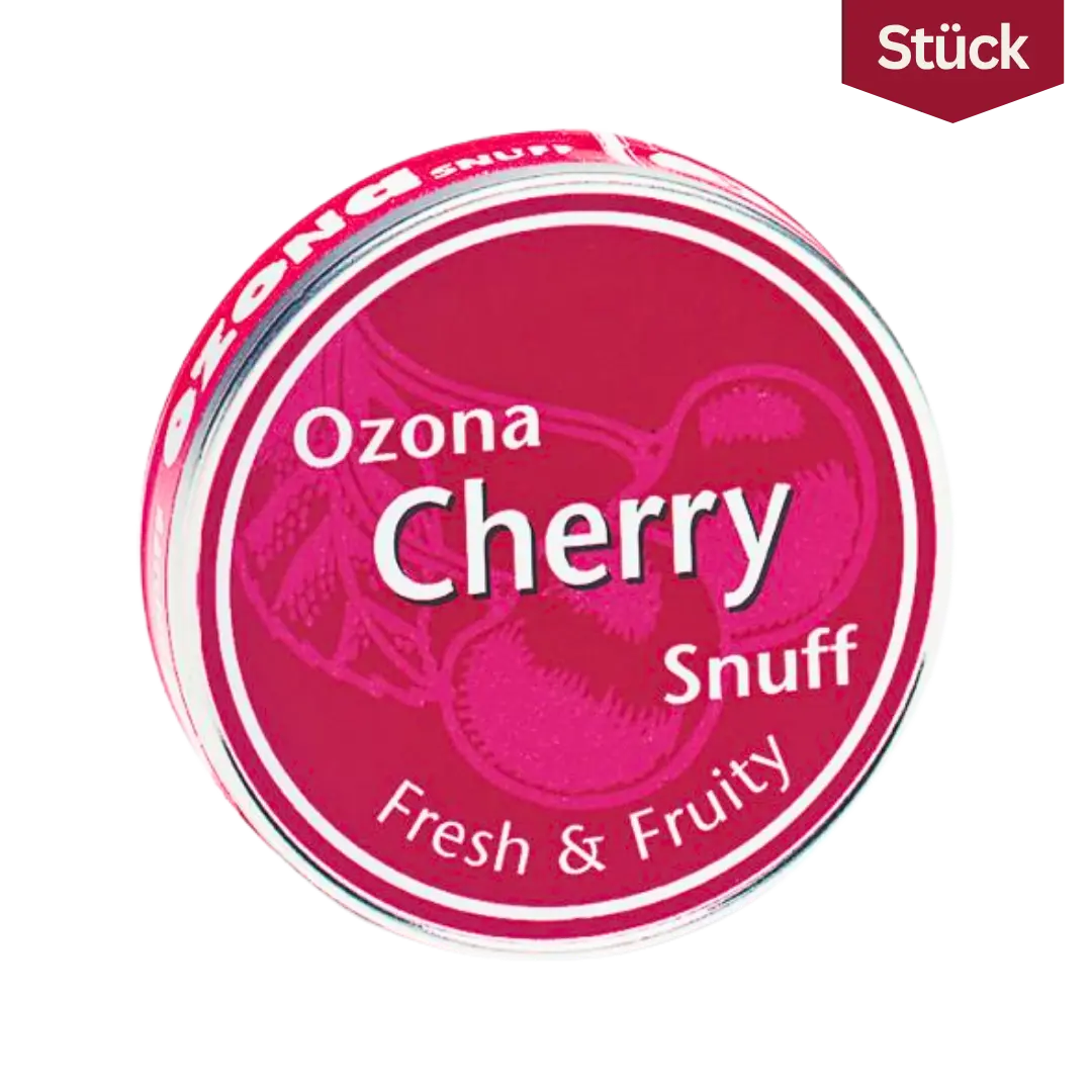 Ozona Cherry Snuff Schnupftabak Dose