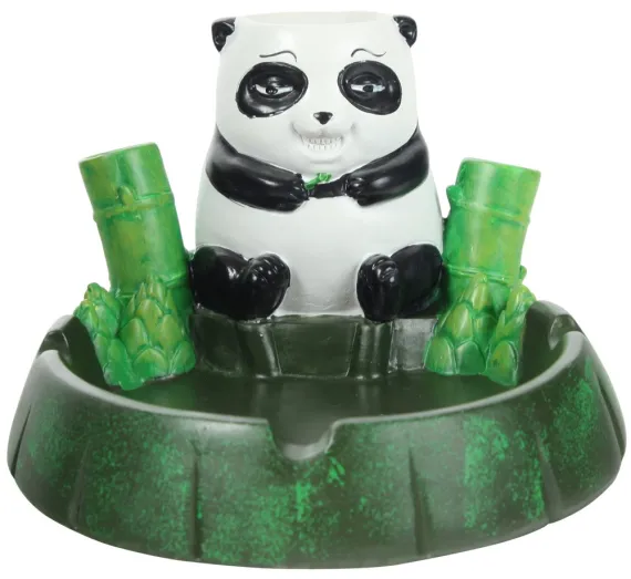 Keramik Aschenbecher Panda