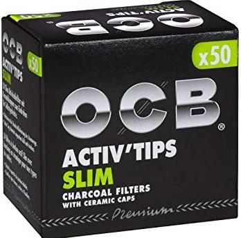 OCB Filter Premium Aktivkohle Slim (50 Filter)
