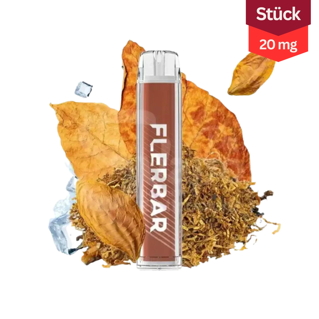 Flerbar M Caramel Tobacco Vape Einweg E-Zigarette 20mg