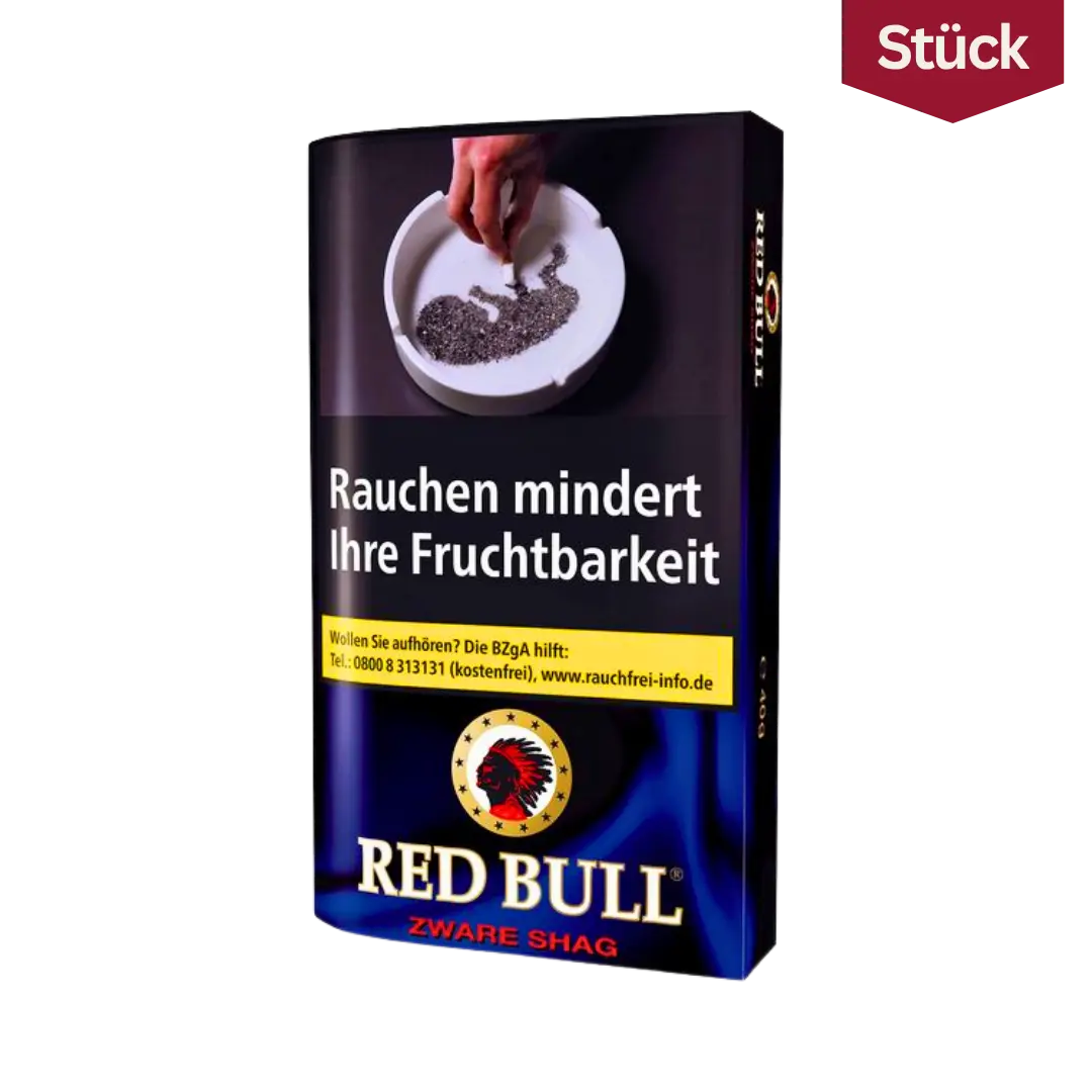 Red Bull Zware Feinschnitt Tabak Pouch (40g) Red Bull Zware Feinschnitt Tabak Pouch (40g)