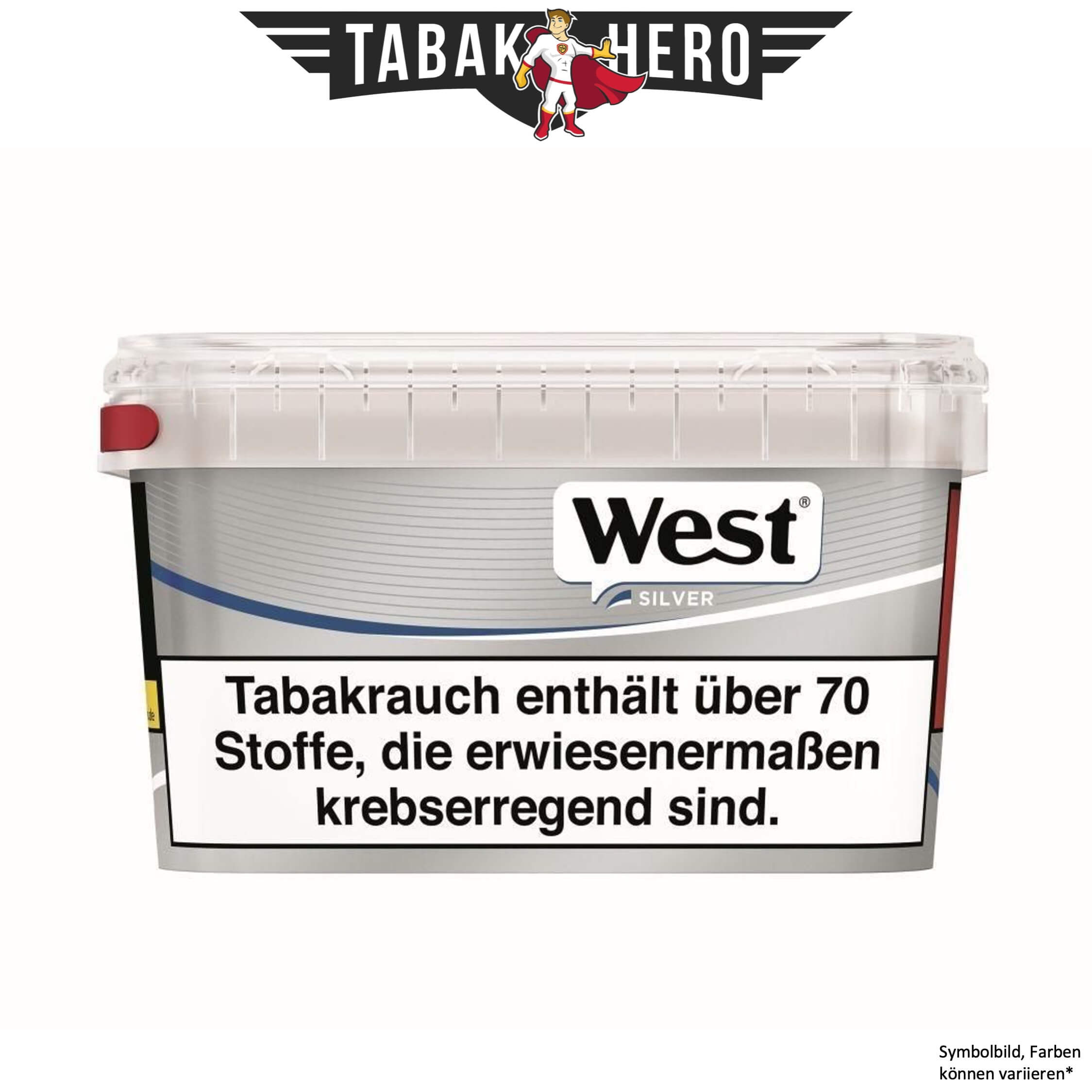 West Silver Tabak 120g Dose (Stopftabak / Volumentabak)