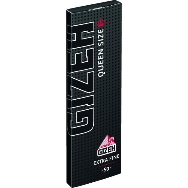 Gizeh Blättchen Black Queen Size (50 Blatt)