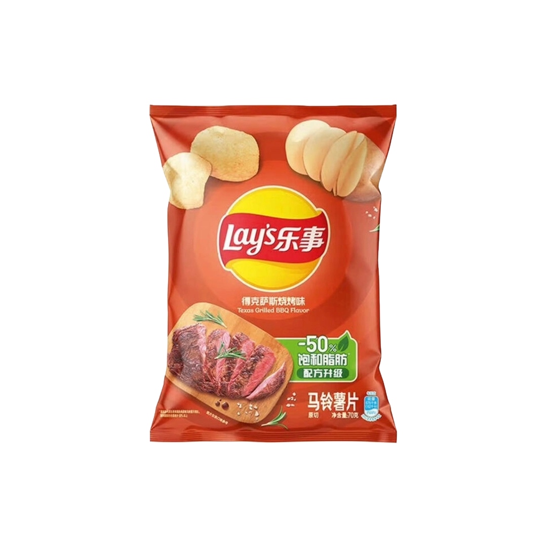 Lay's Texas Grilled BBQ (22x70g)