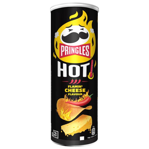 Pringles Hot Flamin' Cheese (19x160g)