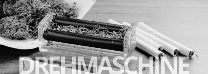 Zigaretten Drehmaschine Banner Mobile