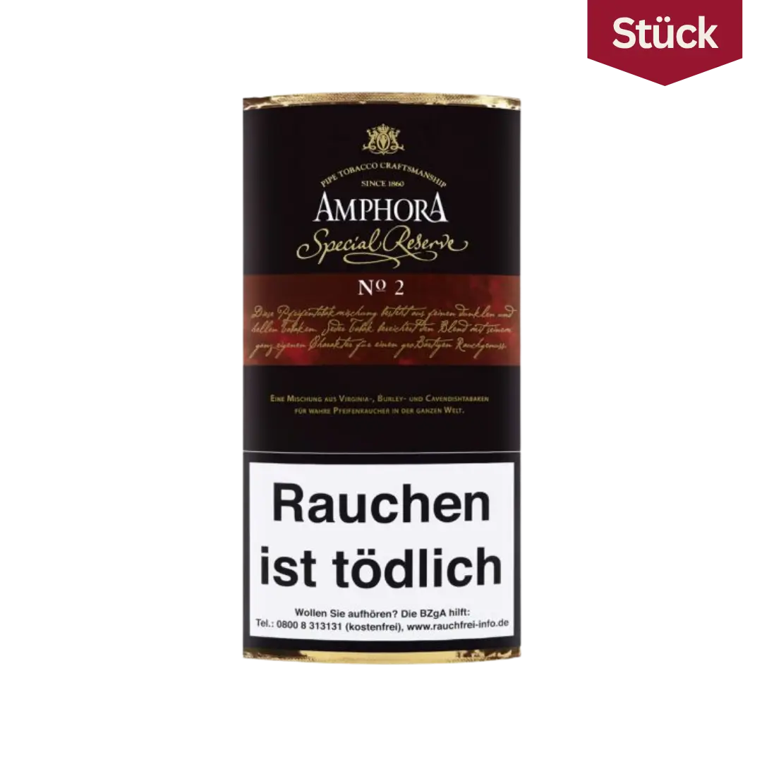 Amphora Special Reserve No 2 Tabak Pfeifentabak Pouch Amphora Special Reserve No 2 Tabak Pfeifentabak Pouch