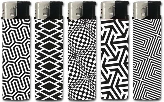 B!Flame Basic Feuerzeug " Black & White"