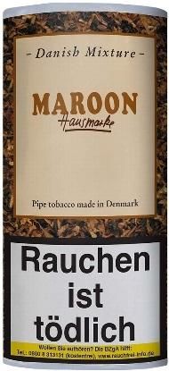 5x Danish Mixture Maroon (Choco-Nougat) Tabak 50g Pouch (Pfeifentabak)