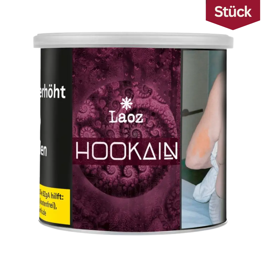 Hookain Laoz Tabak Shishatabak Dose (200g)
