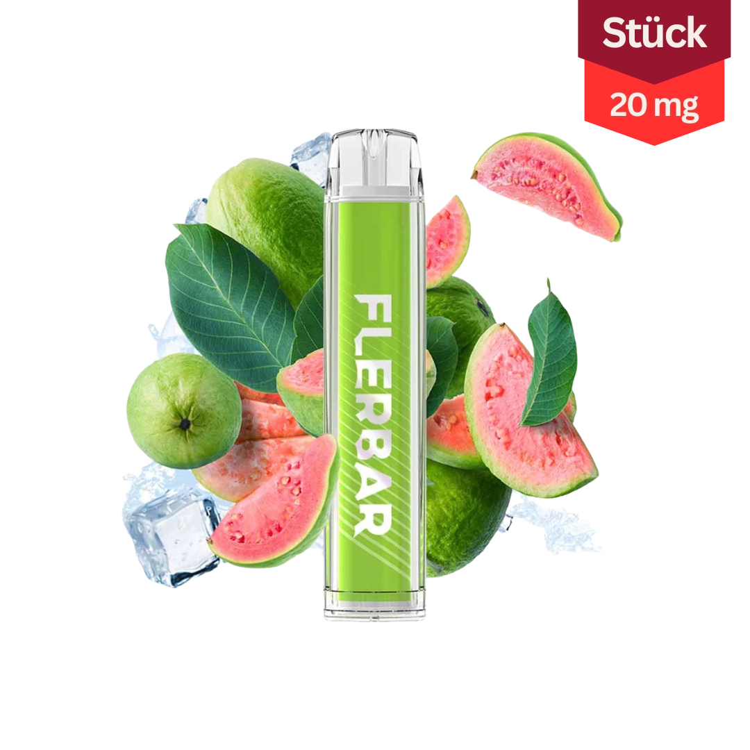 Flerbar M Guava Ice Vape Einweg E-Zigarette 20mg