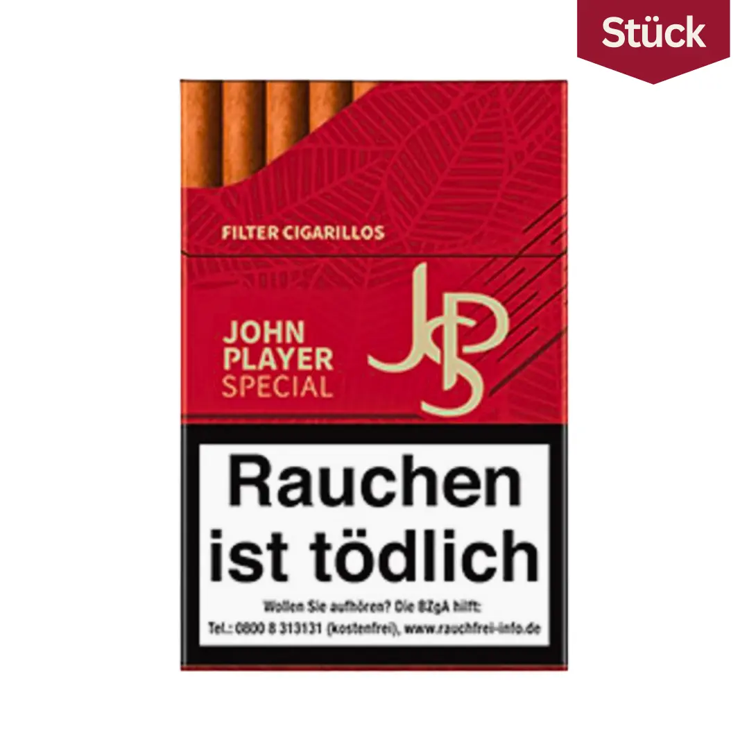 JPS John Player Special Red Filter Zigarillos (17 Stück)