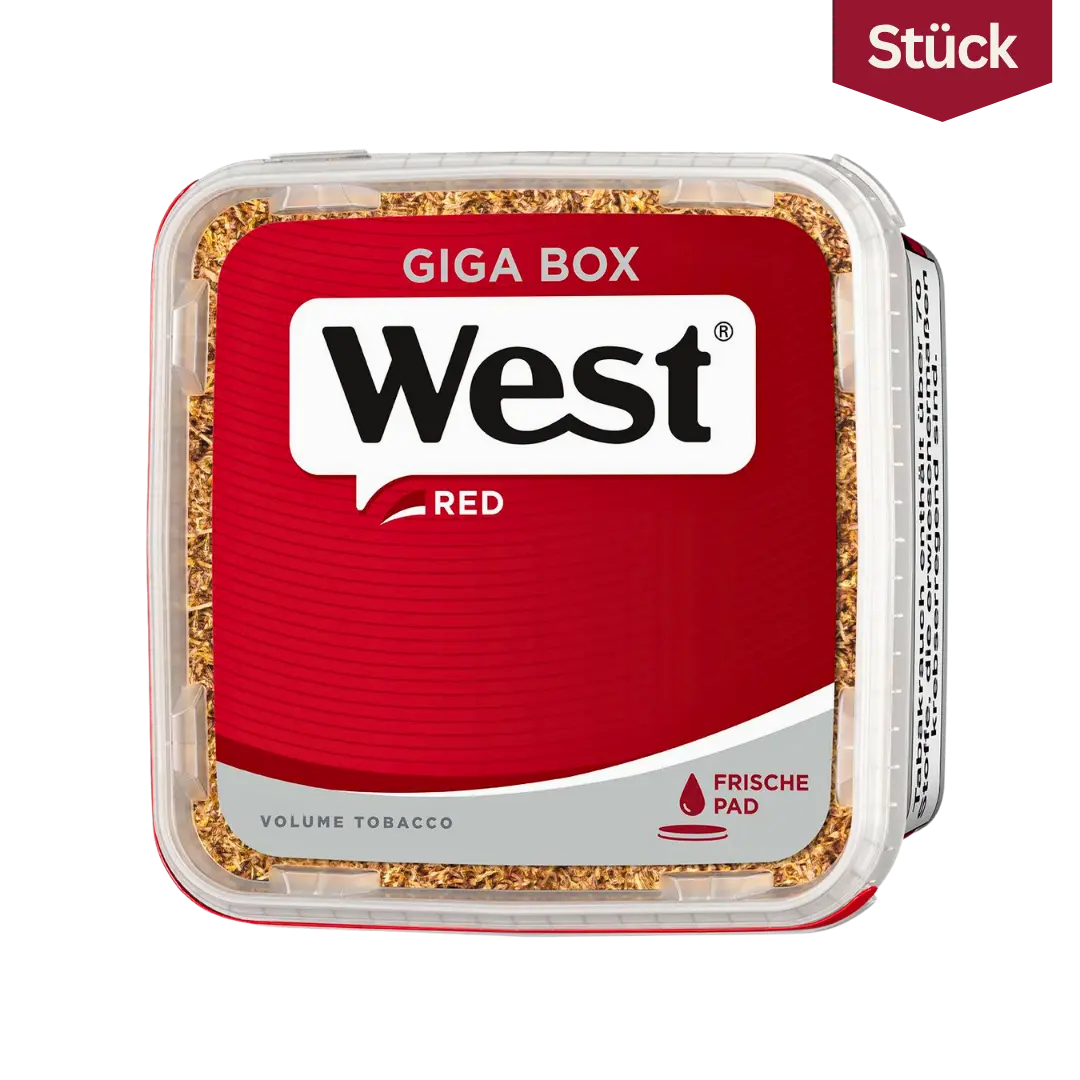 Bundle: West Red Tabak Volumentabak Eimer (3x280g)