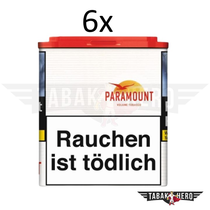 6x Paramount Tabak 50g (Stopftabak / Volumentabak)