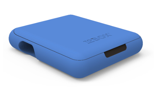 TOBOX Classic Tabakbox mit Feuerzeughalter Blau