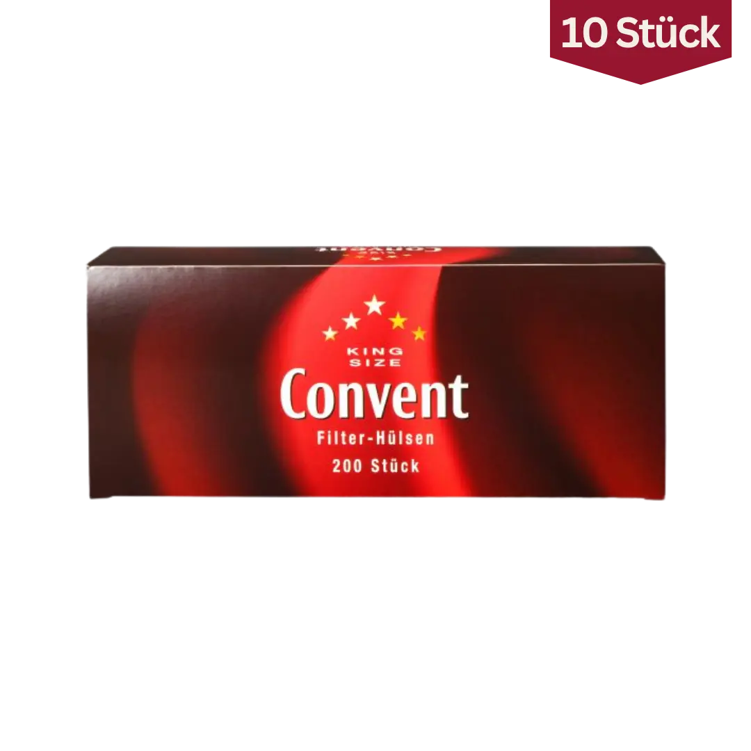 Bundle: Convent Zigaretten Hülsen King Size (10x200 Stück)