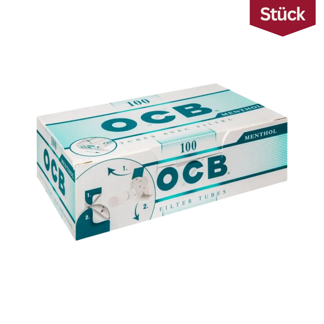 OCB Hülsen Menthol Zigarettenhülsen (100 Hülsen)