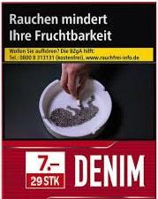 Denim Red XXL (Burton Value) Zigaretten (29 Stück)