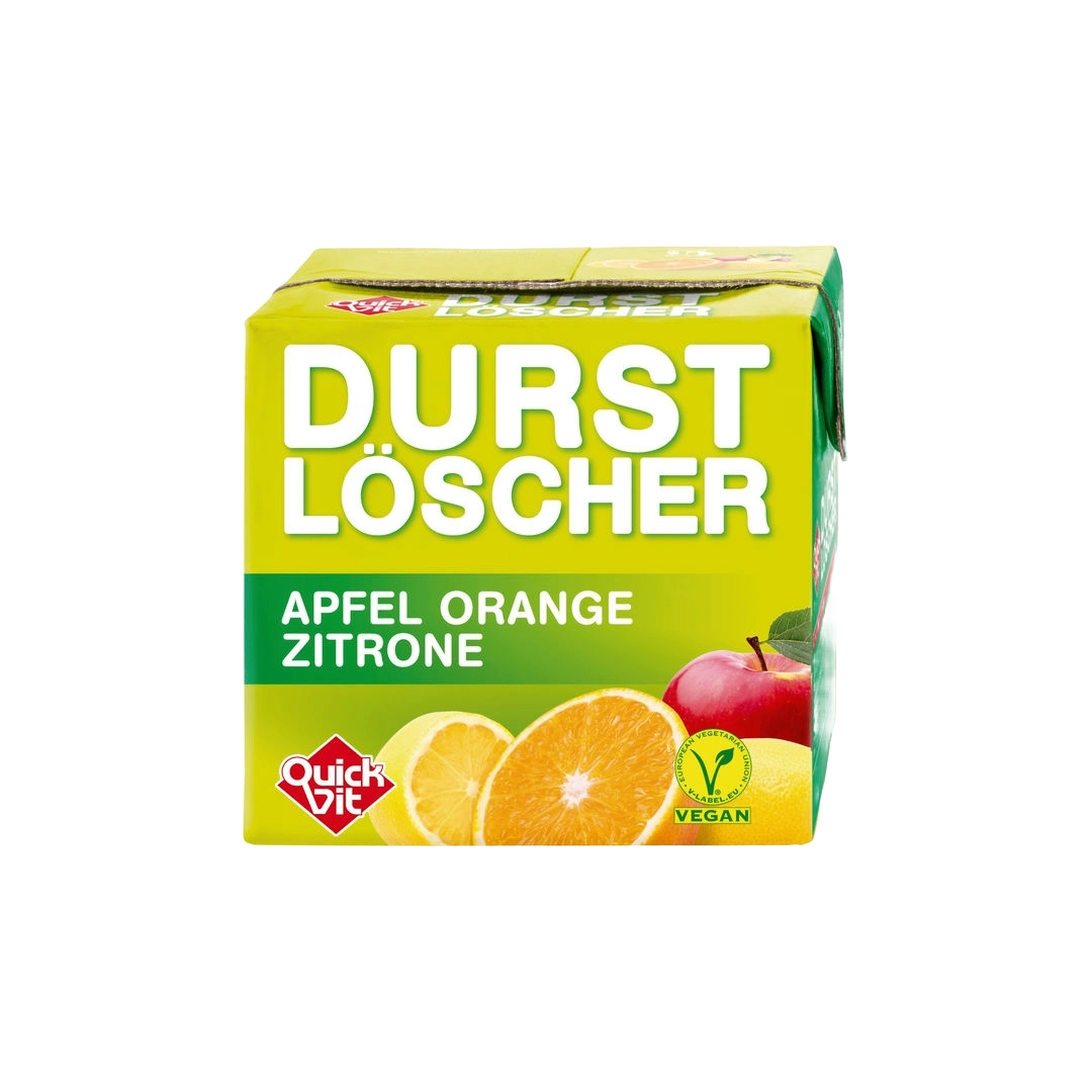 QuickVit Durstlöscher Apfel/Orange/Zitrone (12x0,5L)